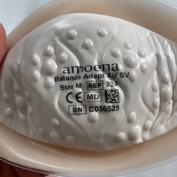Amoena Balance Adapt Air SV Breast Form Size Medium Prosthesis Mastectomy 234 - Picture 3 of 3